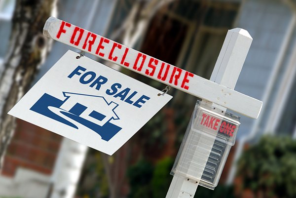 Foreclosure sign