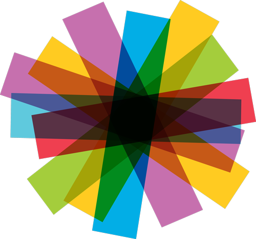 thinkrealty color burst logo symbol