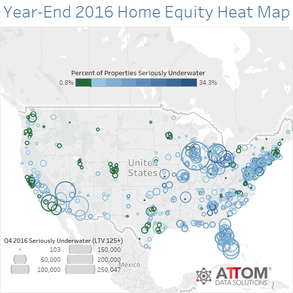 Year-End 2016 Home Equity Heat Map