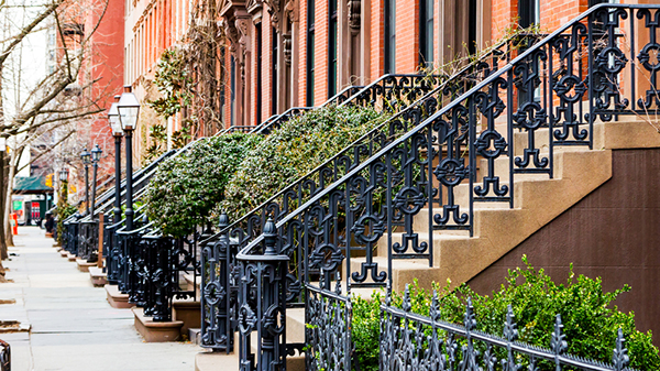 Townhome steps