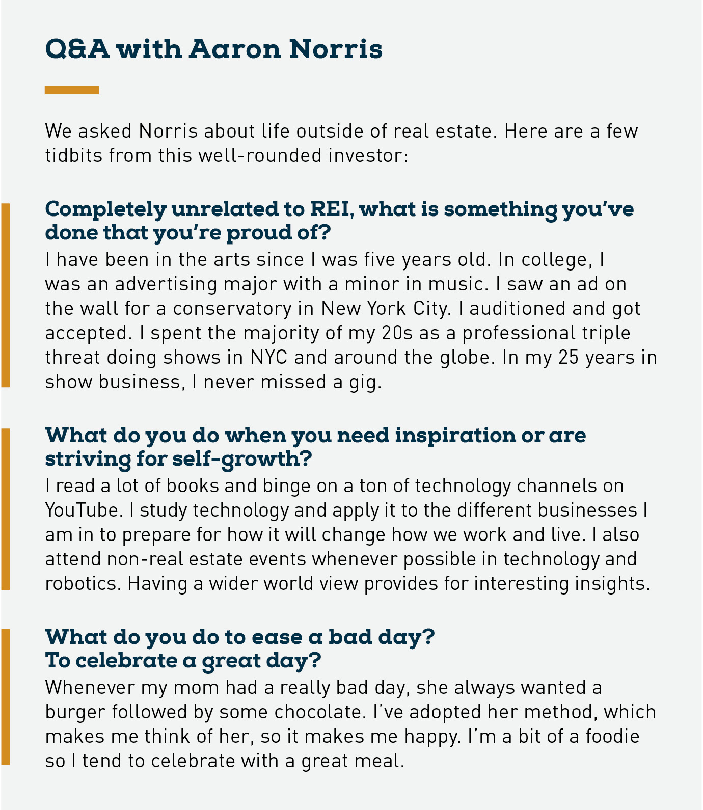 Presidents&rsquo; Circle: Aaron Norris | Think Realty