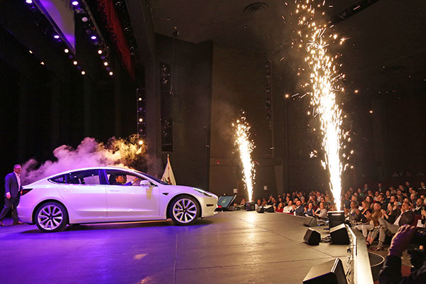 Encouraging Recognition: The CORE Challenge grand prize, a Tesla Model 3. CIVIC’s Opportunities for Reaching Excellence is a year-long program encouraging team recognition and development opportunities to achieve business goals — all while having fun through a game and points system.