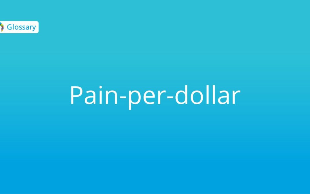 Pain-Per-Dollar